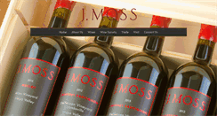 Desktop Screenshot of jmosswines.com